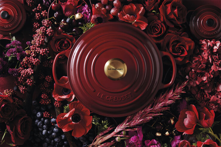 Le Creuset Rund støbejernsgryde 4,2L Garnet Garnet