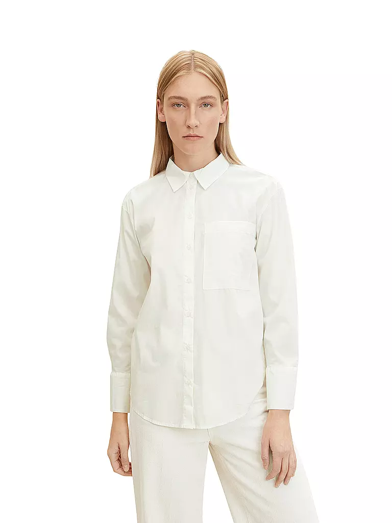 TOM TAILOR Bluse weiss