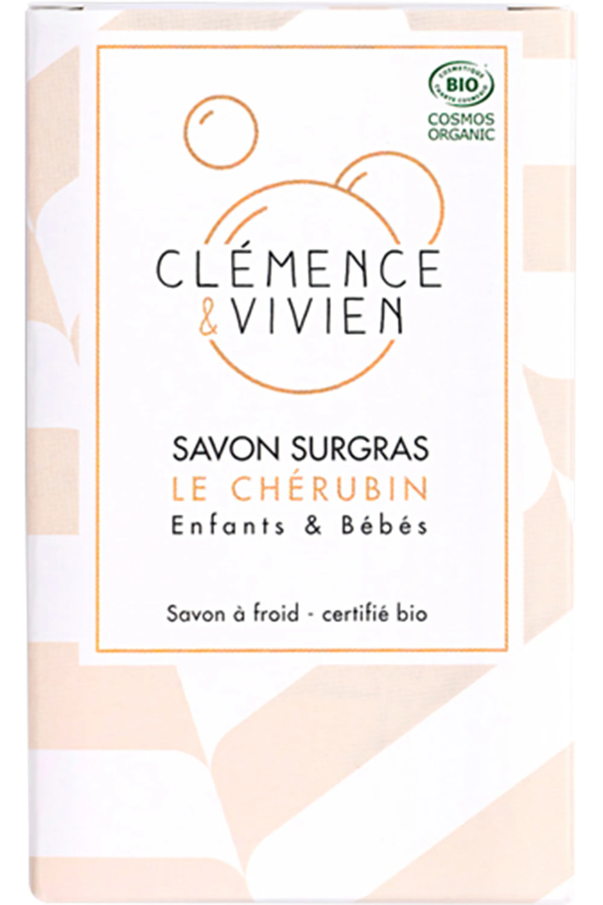 Clémence et Vivien Savon solide corps, visage & cheveux le Chérubin peaux sensibles-100 g