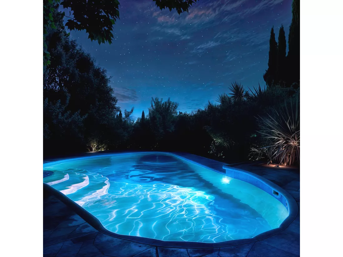 Spot LED Piscine en Saillie Submersible 12V AC/DC IP68 20W 6000K Blanc froid
