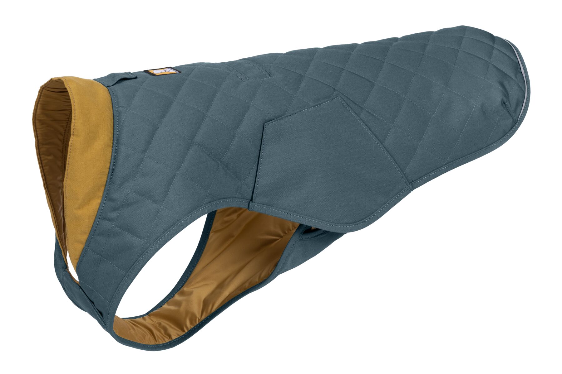 Veste matelassée stumptown™ résistant aux intempéries avec passage pour laisse. Couleur: orion blue (bleu marine), taille: l