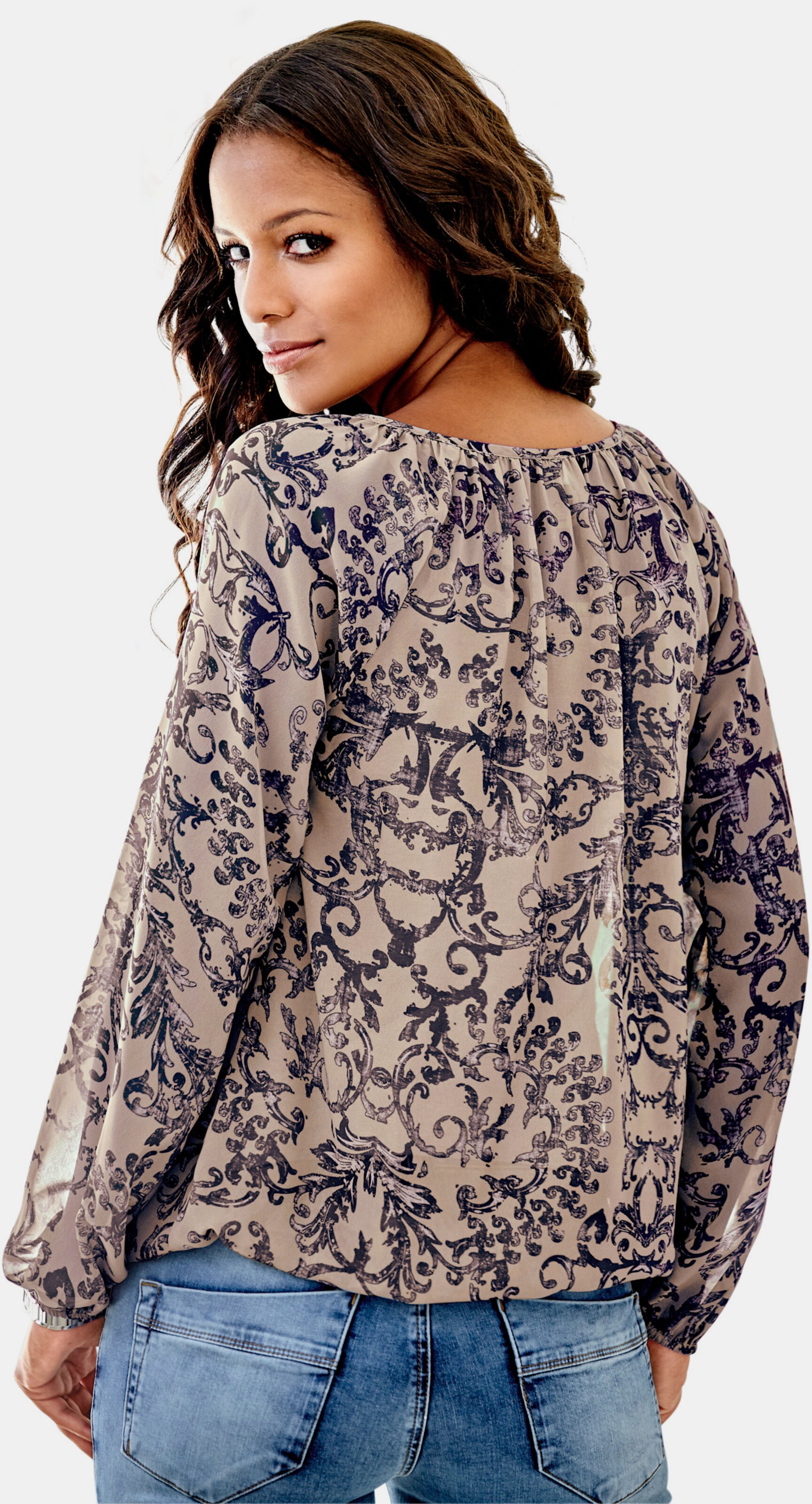 Druckbluse