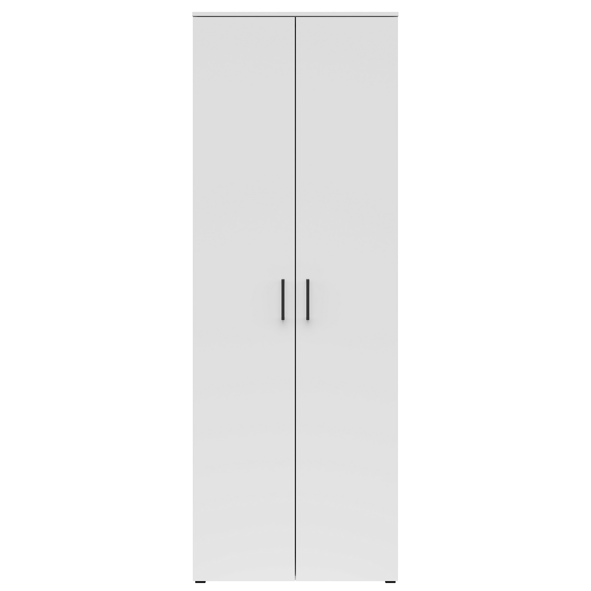 Drehtürenschrank - weiß - Breite 70 cm