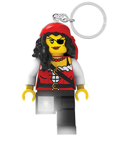 LEGO® Schlüsselanhänger m. Taschenlampe - Kultige Piratenprinzes