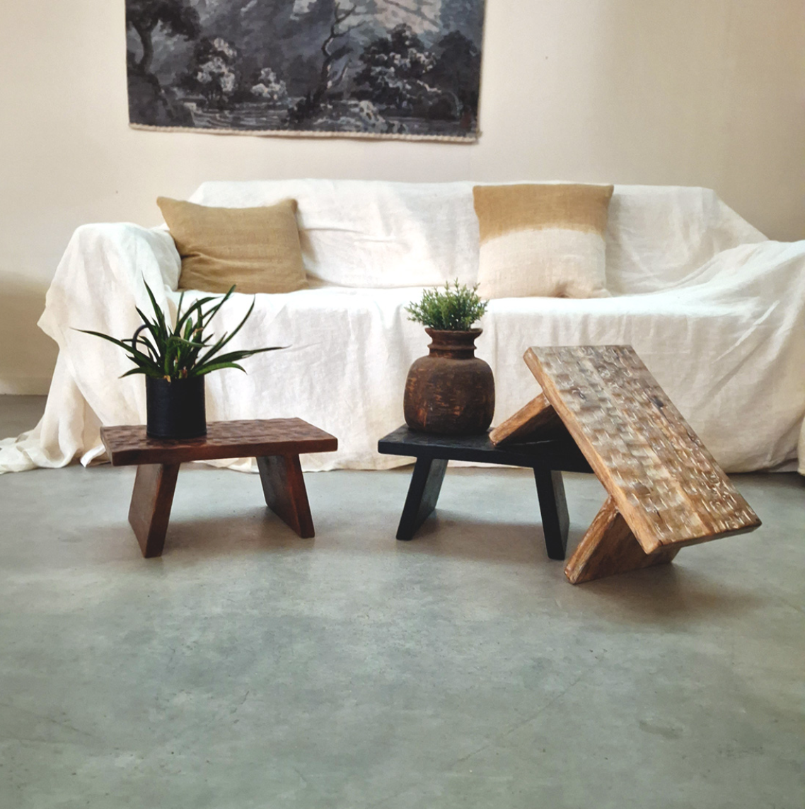 Kruk Chisseled top naturel - STMW1