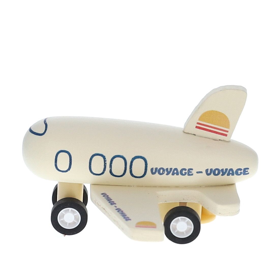 Avion en bois à friction Mercredi et Patati