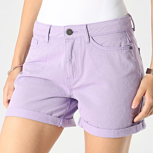 Sort Jean Femme Smiley Lilas