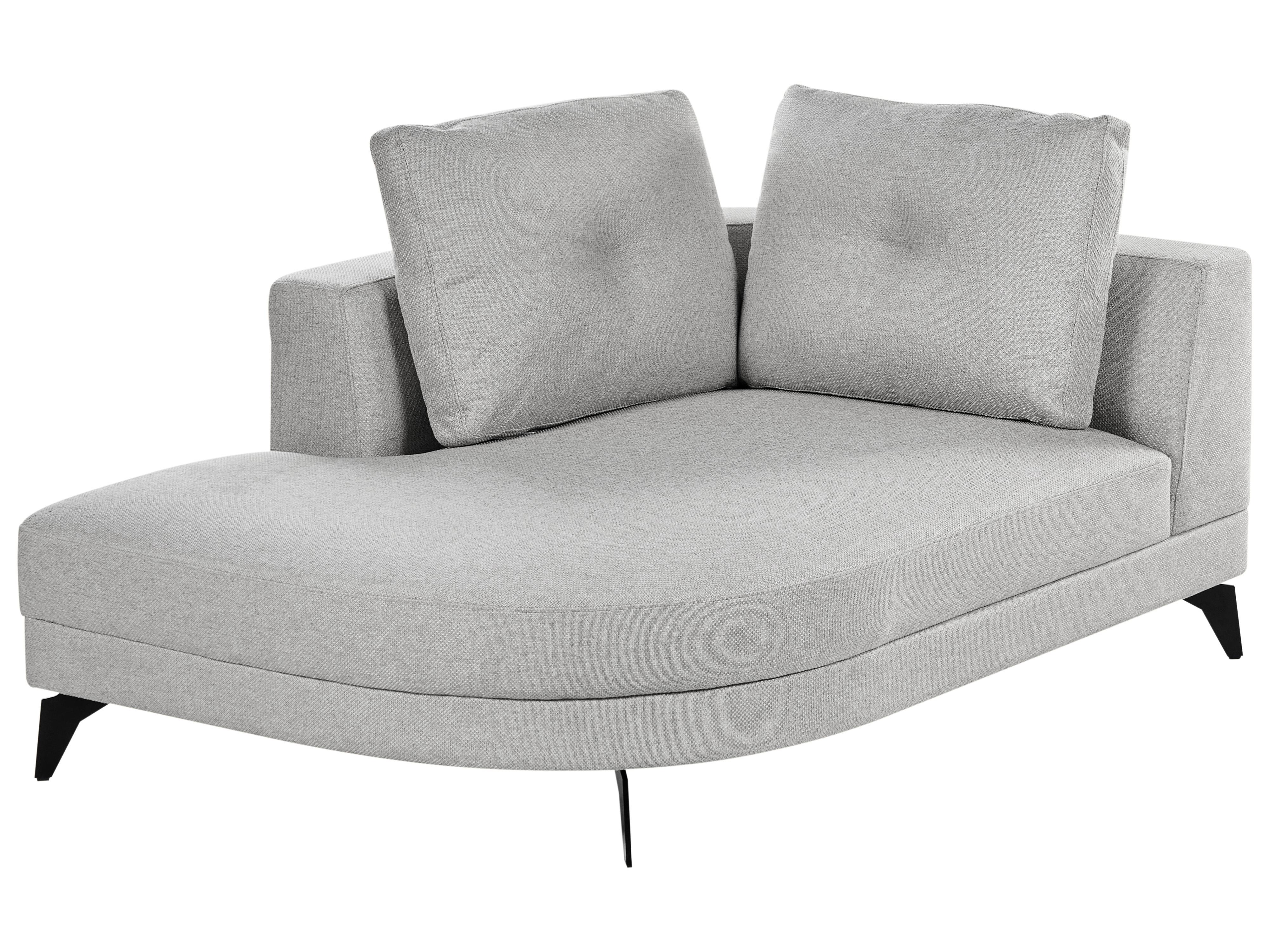 Chaise longue MARUM Kunstlinnen Grijs