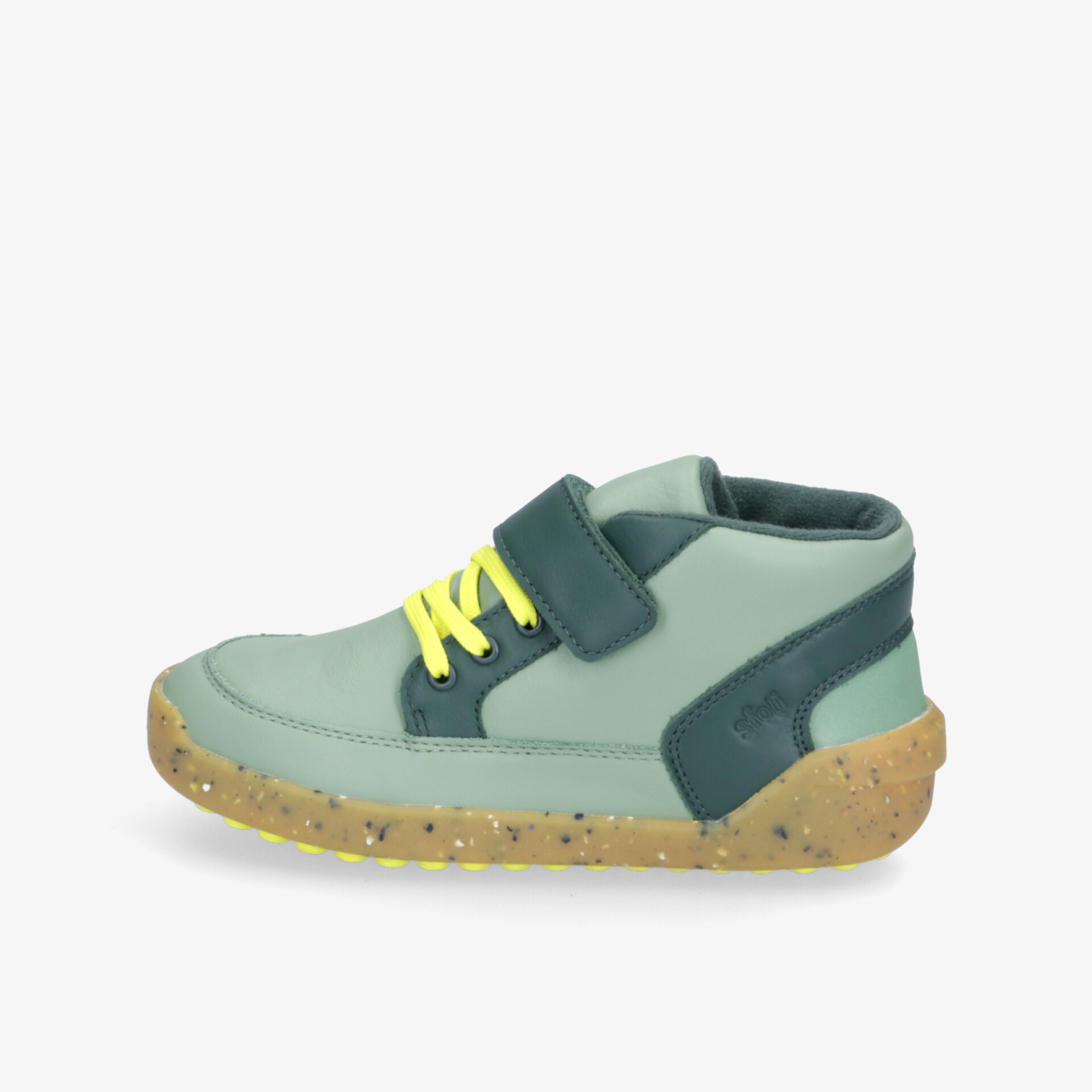 Sfoli Citi Kinder Klettstiefel grün
