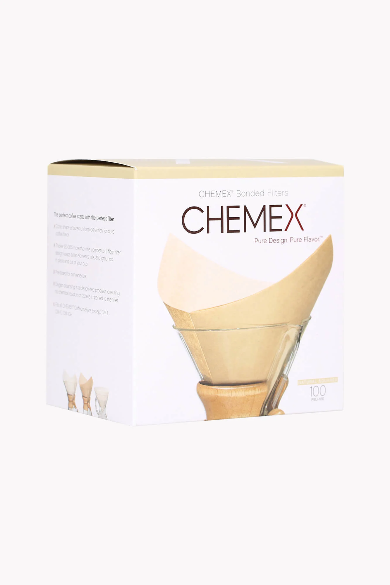 Chemex-Filter für 6, 8 und 10 Tassen-Karaffe natur 100 Stück