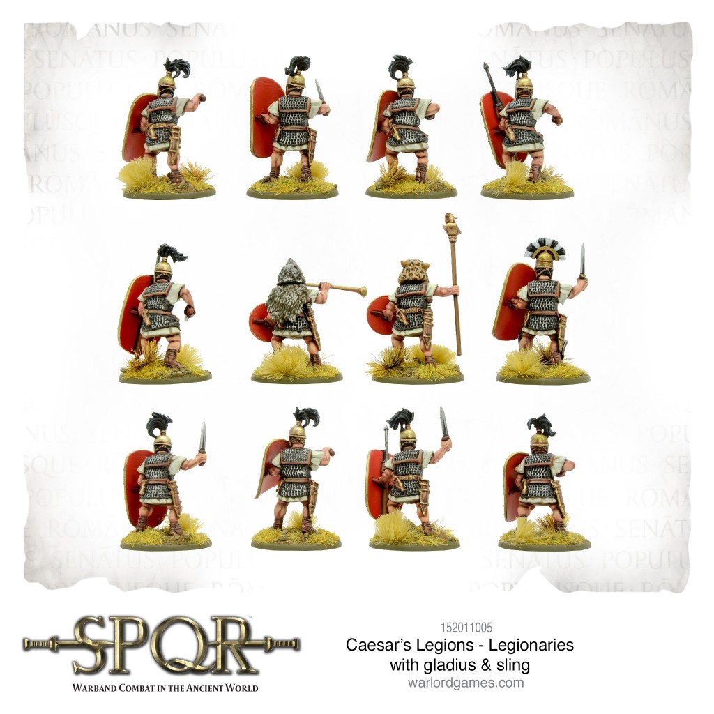 SPQR: Caesar's Legions - Legionaries with Gladius & Sling