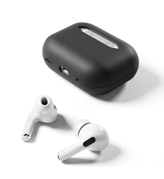 AirPods Pro 2 / AirPods Pro Echtleder Hülle (9911131300038) - Schwarz