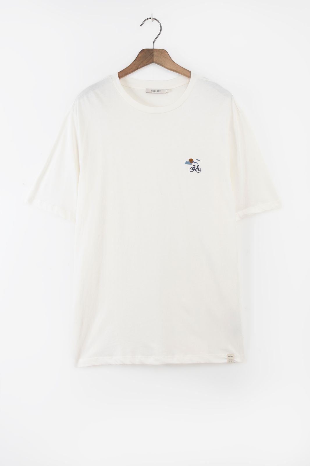 Wit T-shirt met artwork