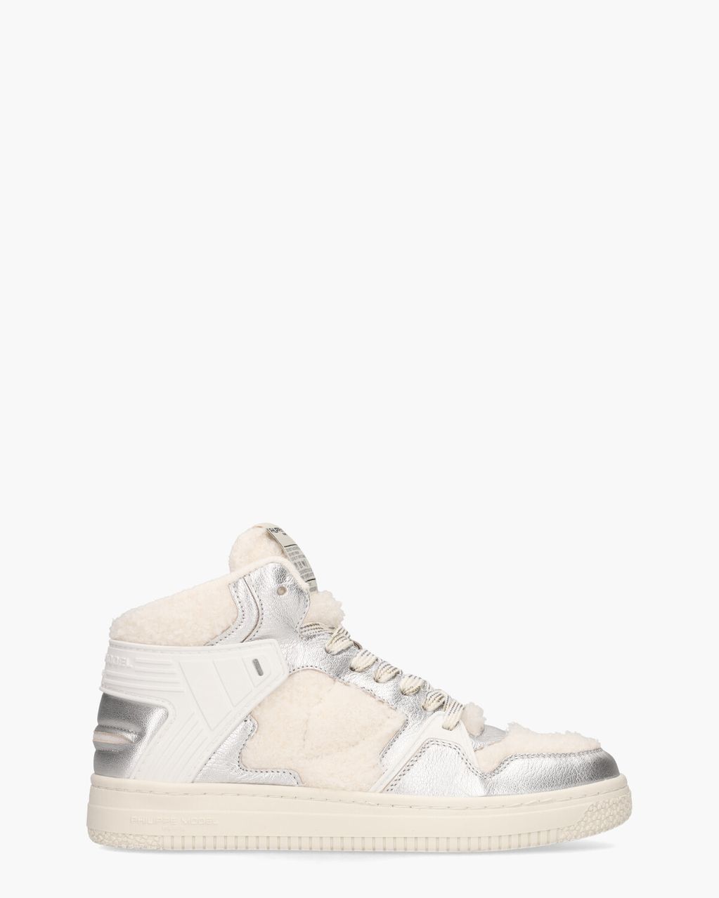 Philippe Model La Grande Off-White/Zilver Damessneakers