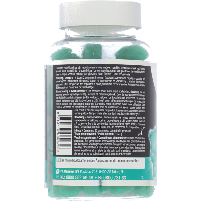 Lucovitaal Haar vitamines gummies
