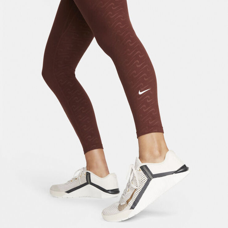 Nike Dri-FIT One Icon Clash Mid-Rise 7/8 træningstights Brun