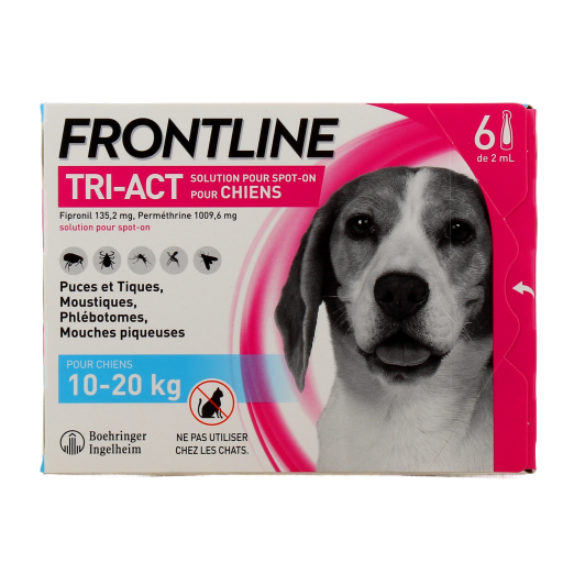 Frontline Tri-Act Pipettes pour chien