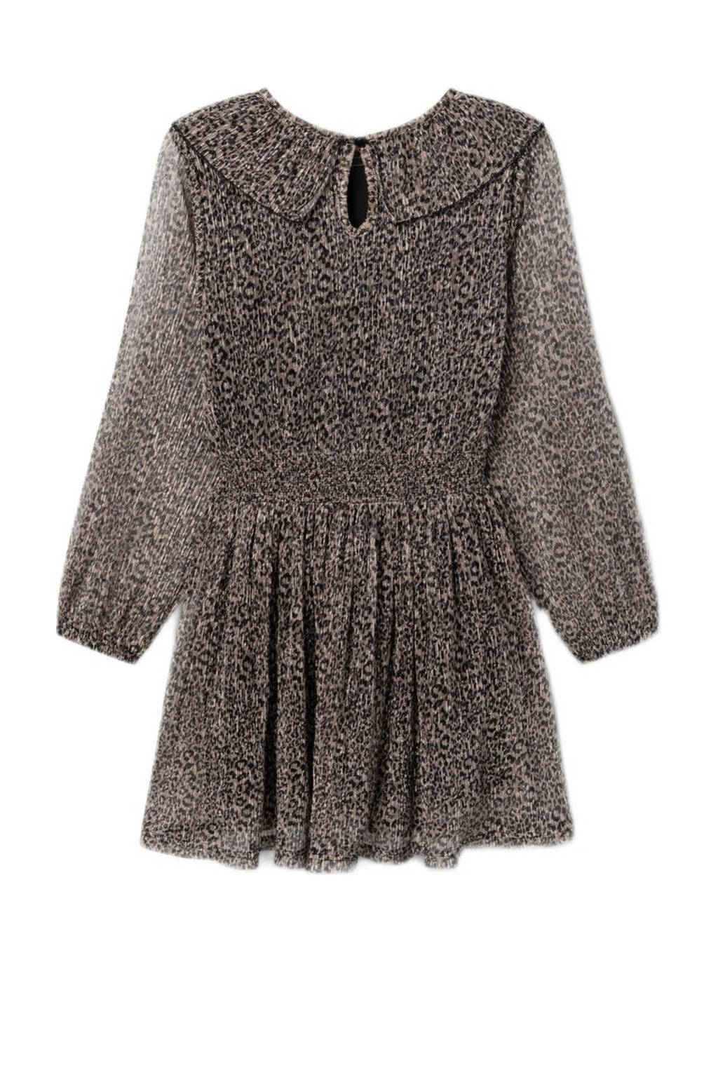 NAME IT midi jurk bruin