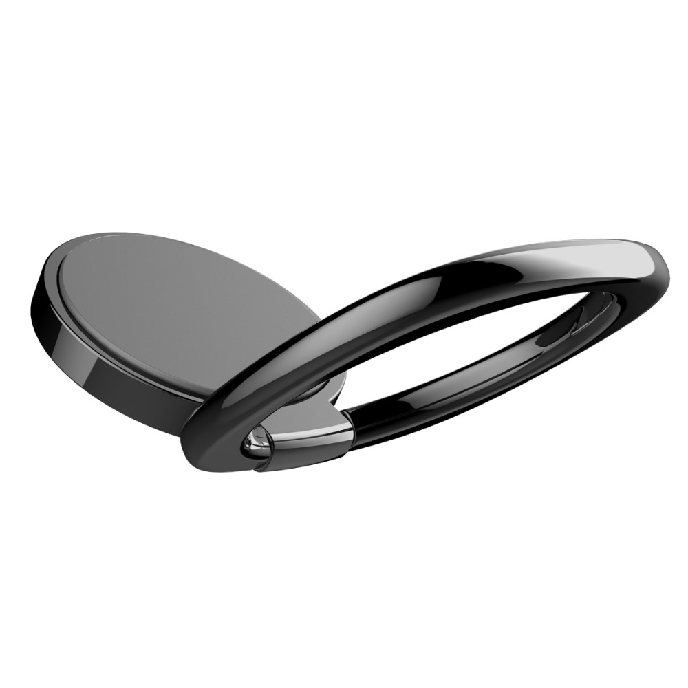 Finger Griff Ring Halterung 180 Grad für Smartphones - Schwarz