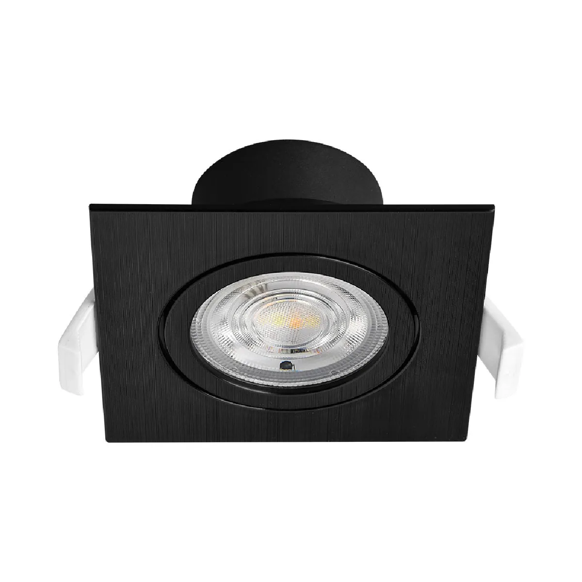 Braytron 5 Spots LED 3en1 7W - Carré Noir