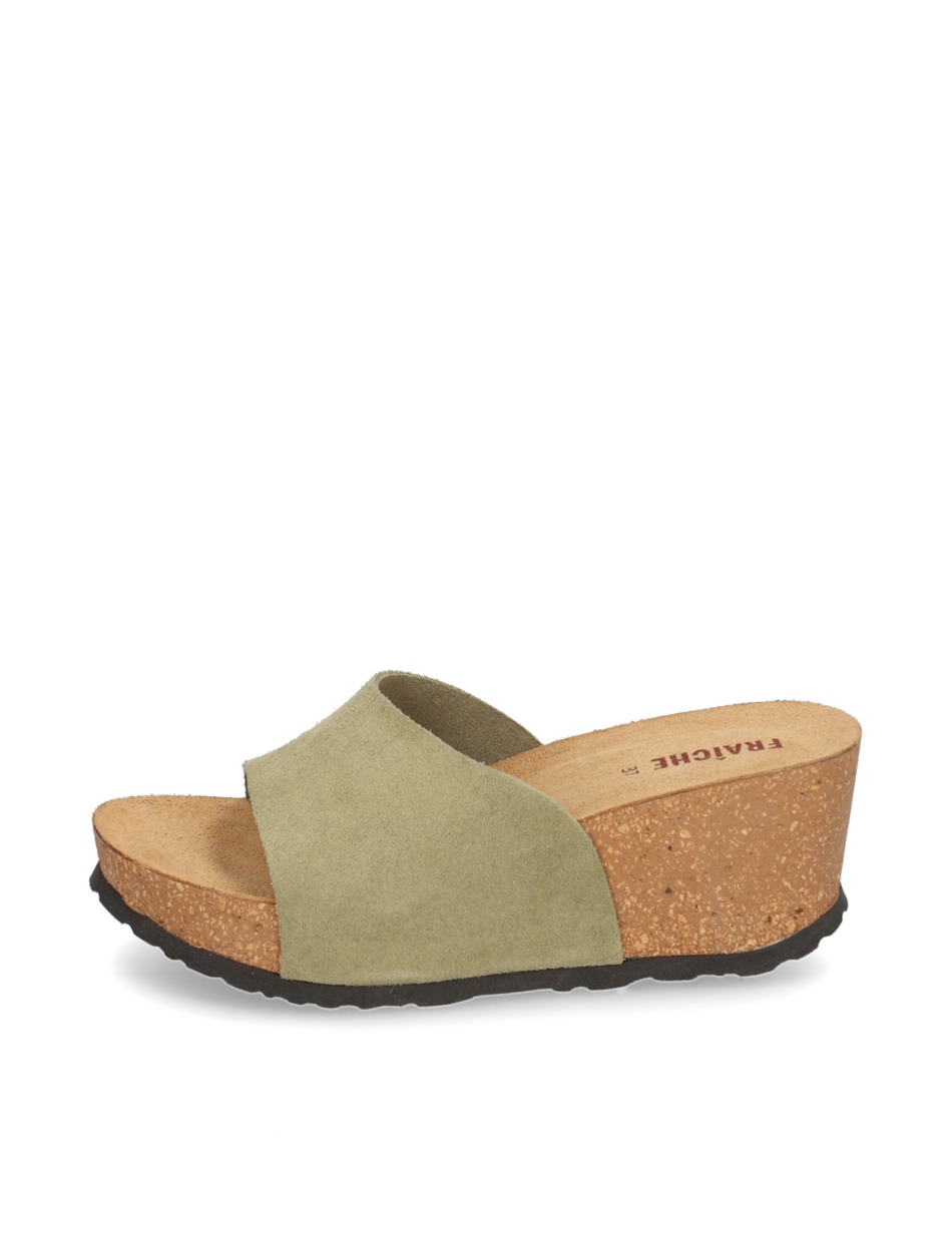 Veloursleder Pantoffel