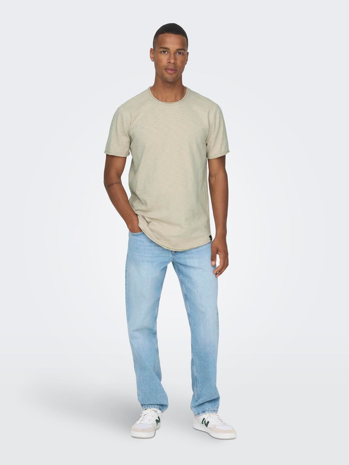 ONSBENNE T-shirt Silver Lining