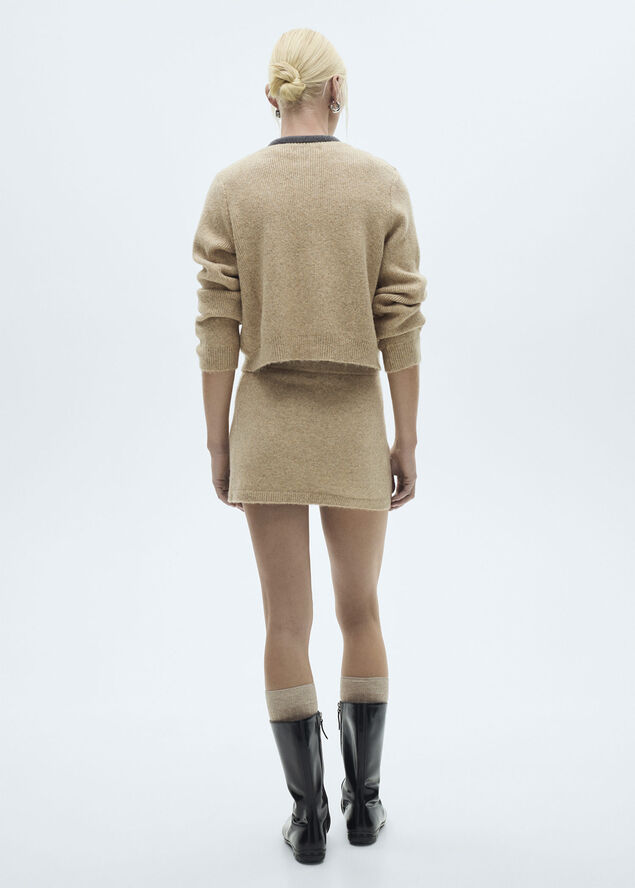 MANGO SKIRT. -- STELLA Medium brown