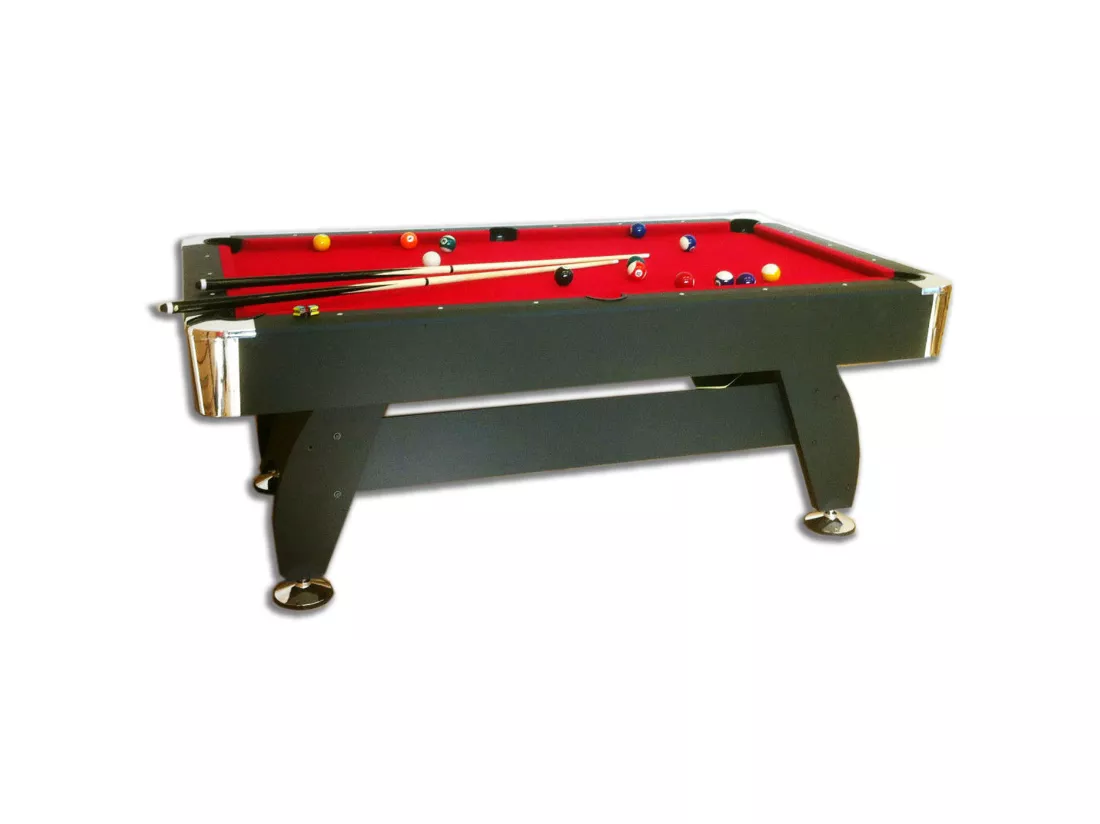 Table de billard 8 pieds complet d’accessoires – Viper Red