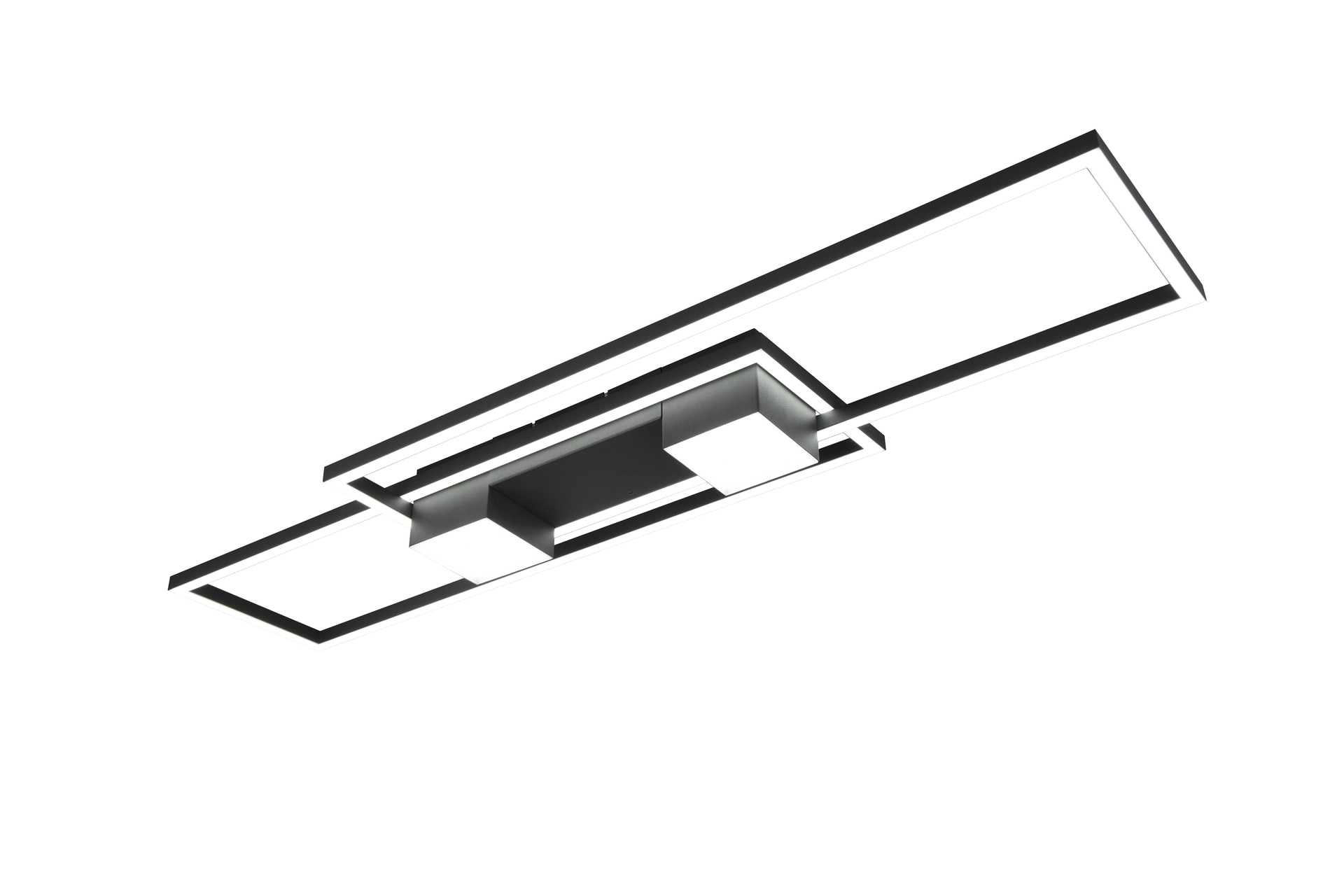 TRIO LED Deckenlampe ALBANY 100 cm schwarz