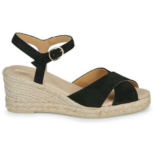 Geox - D GELSA LOW - Noir / Beige