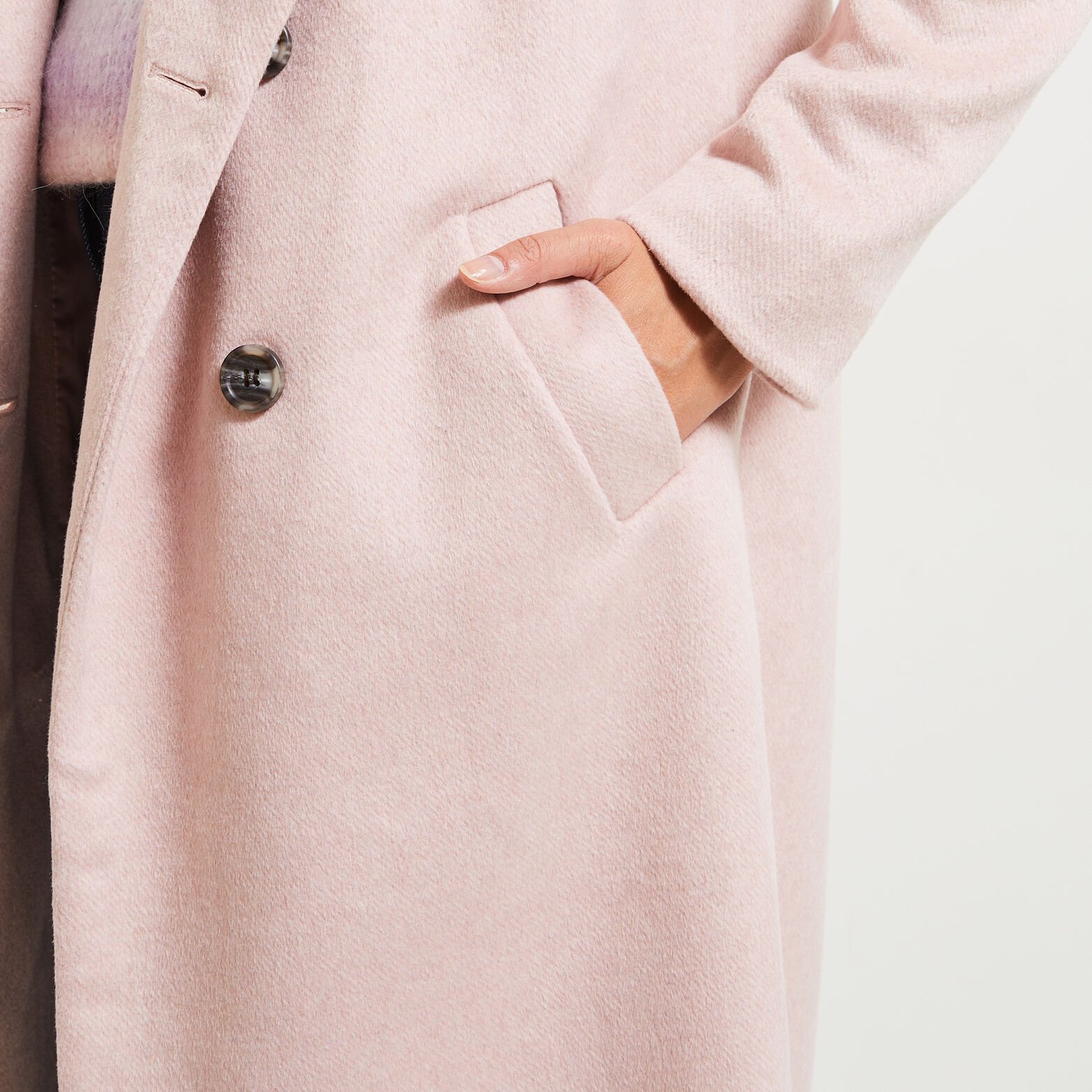 Manteau pardessus mi-long femme