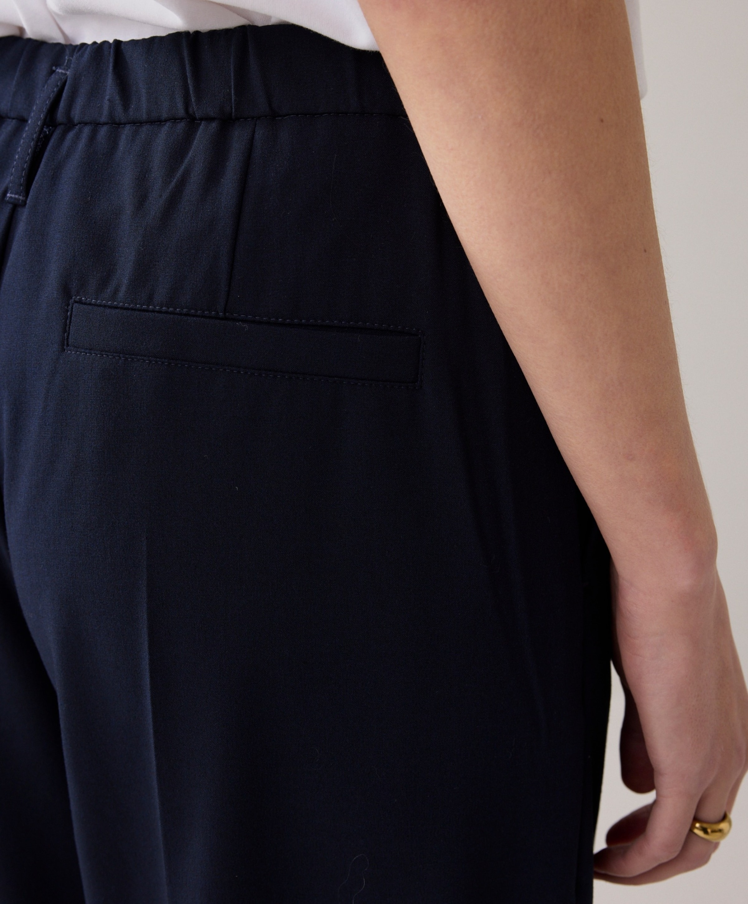 Summum Woman Trousers viscose blend stretch (4s2711) blauw