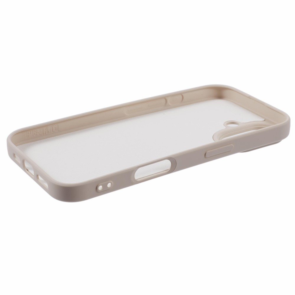 iPhone 16 Gummi Case Schutzhülle - Beige (Matt)