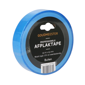 Goudmeester professionele schilderstape buiten 50 m x 25 mm