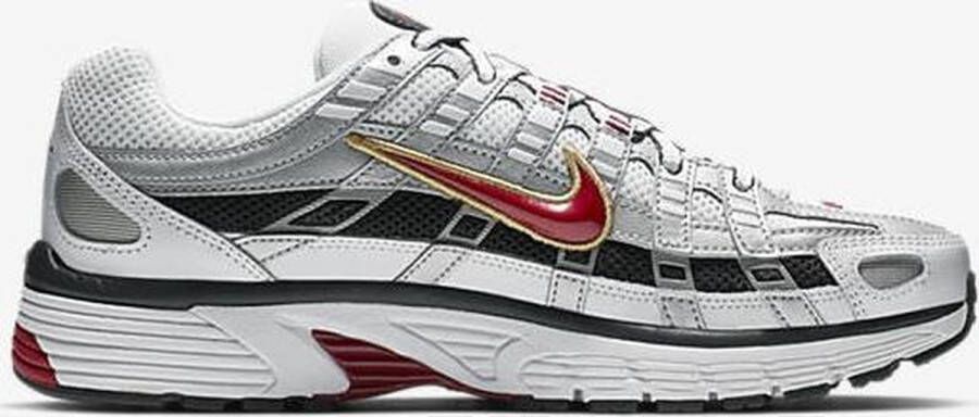 Nike Wmns P-6000 Fashion sneakers Schoenen white varsity red mtlc platinum maat: 41 beschikbare maaten:36.5 37.5 38.5 39 40.5 41 42