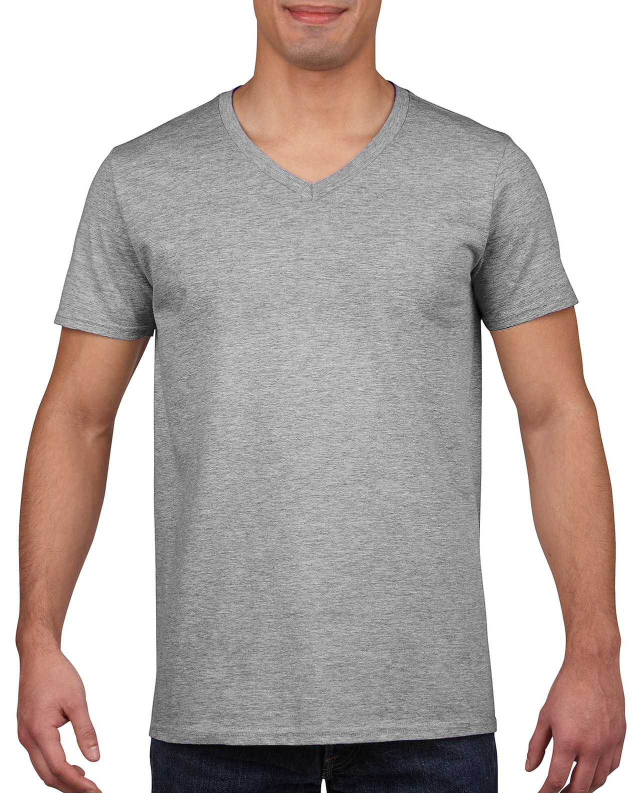Gildan 64V00 - T-Shirt Homme Col V 100% Coton