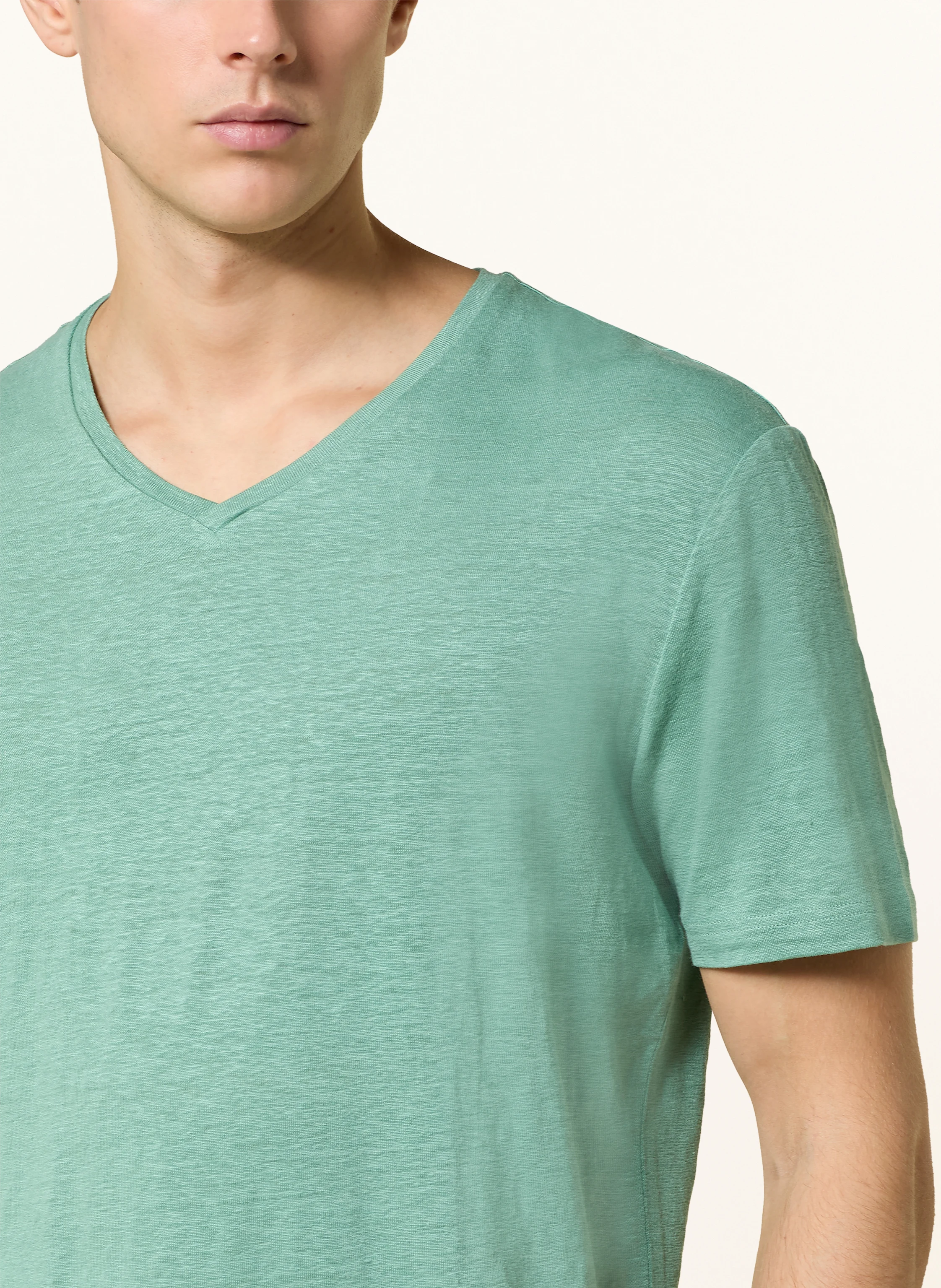 OLYMP T-Shirt aus Leinen