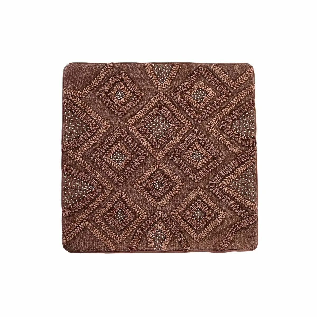 DKD Home Decor - Marron Losanges