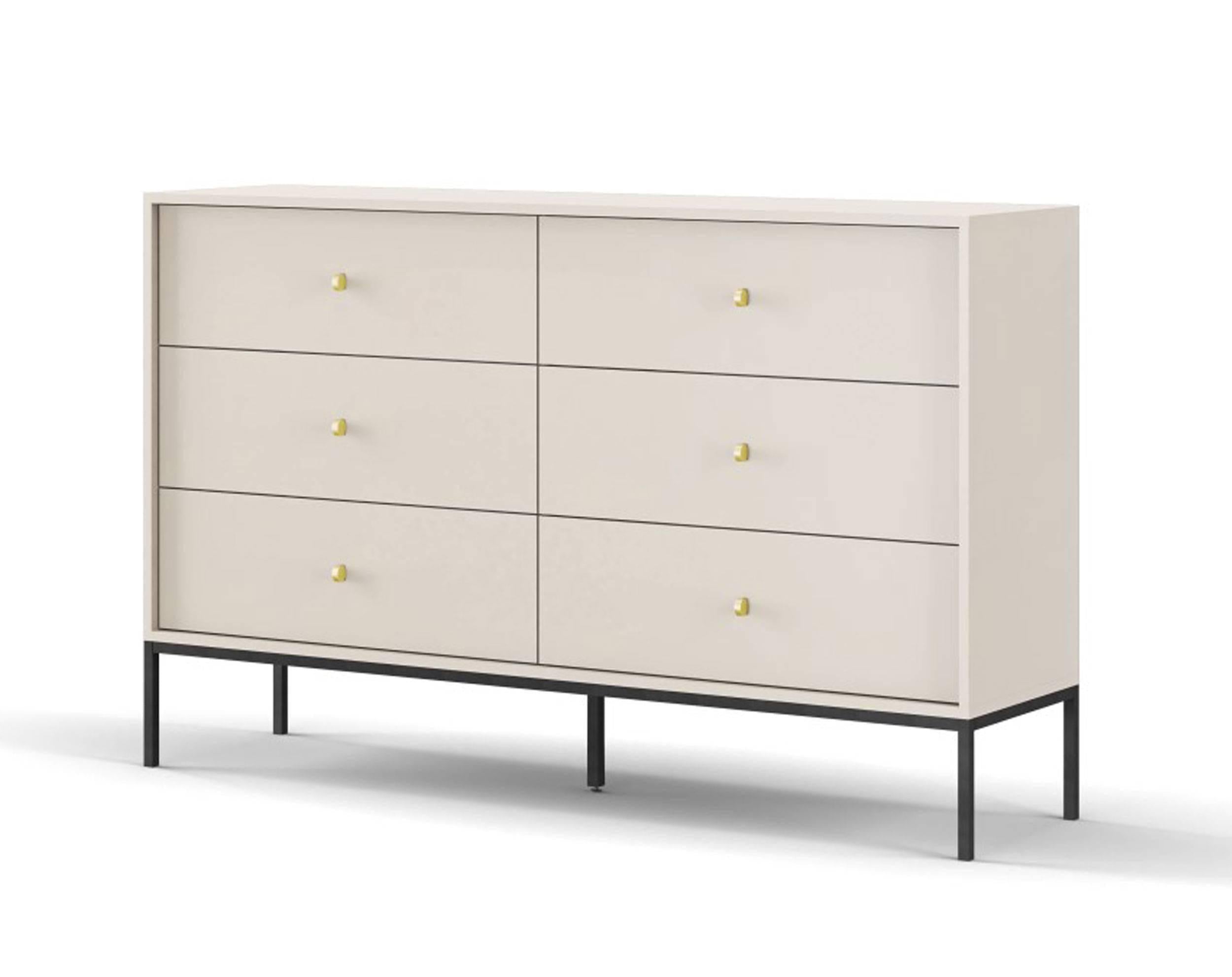 NADUVI Collection Dressoir Monique 6 lades