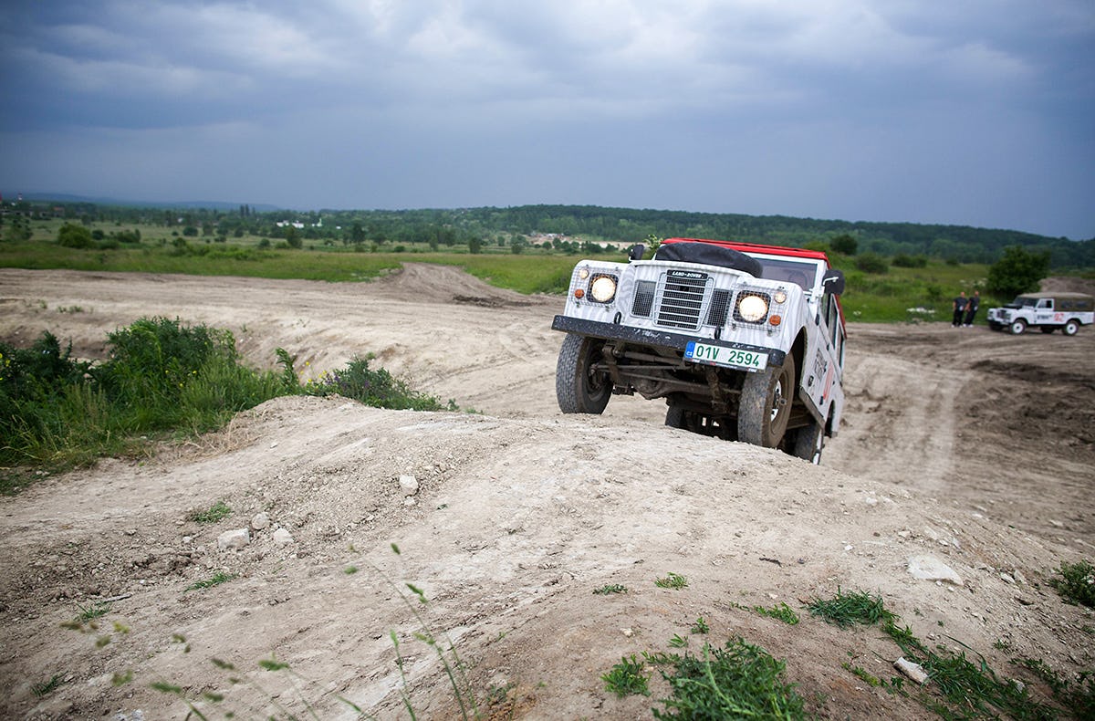 Geländewagen Land Rover fahren Prag (1 Std.)