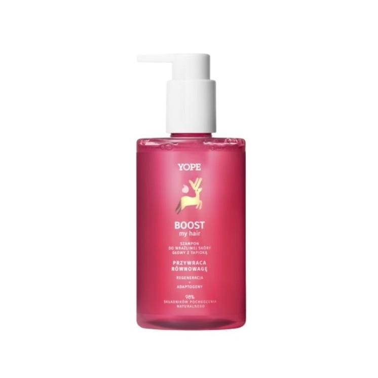 YOPE Boost My Hair Shampoo voor de gevoelige hoofdhuid met Tapioca 300 ml