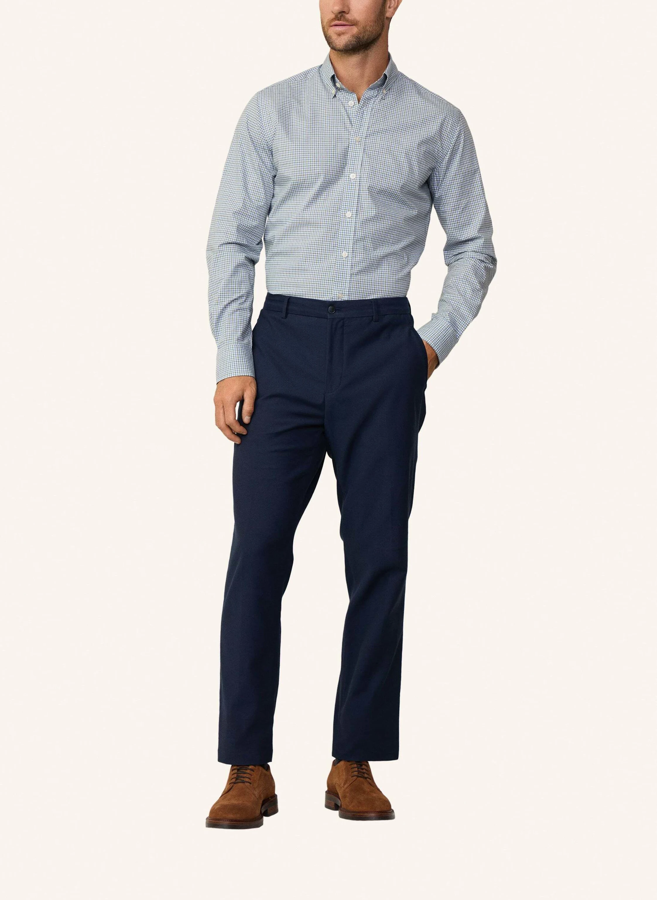 HACKETT LONDON Freizeithemd POPLIN MINI CHECK