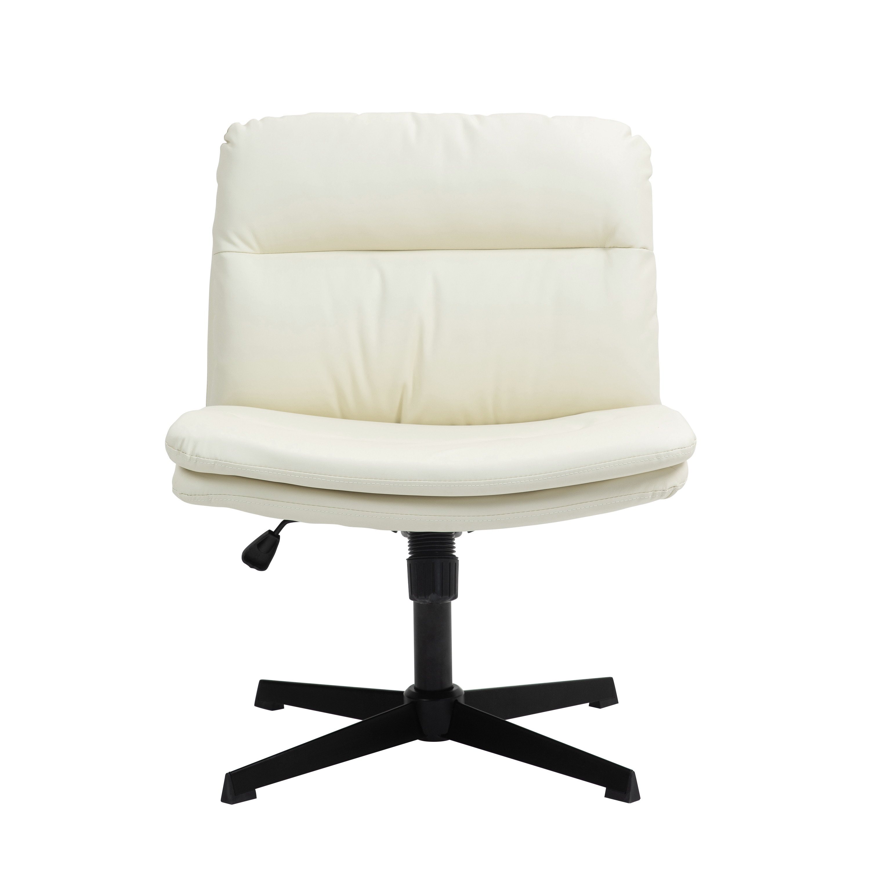 Bürostuhl Leder LYLES beige