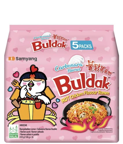 Samyang Buldak Ramen HOT Chicken Carbonara