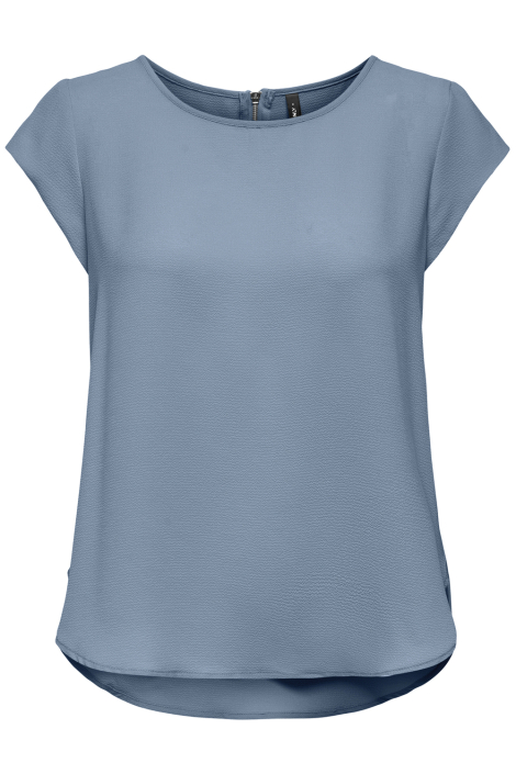 Only blauwe dames t-shirt