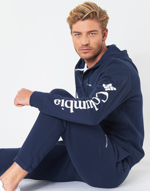 Columbia - COLUMBIA LOGO FLEECE FULL ZIP - Bleu