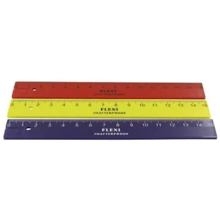 KUM® Lineal 17 cm Kunststoff, sortiert