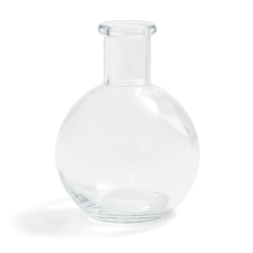 Soliflore ballon verre transparent Ø8xH10,5cm
