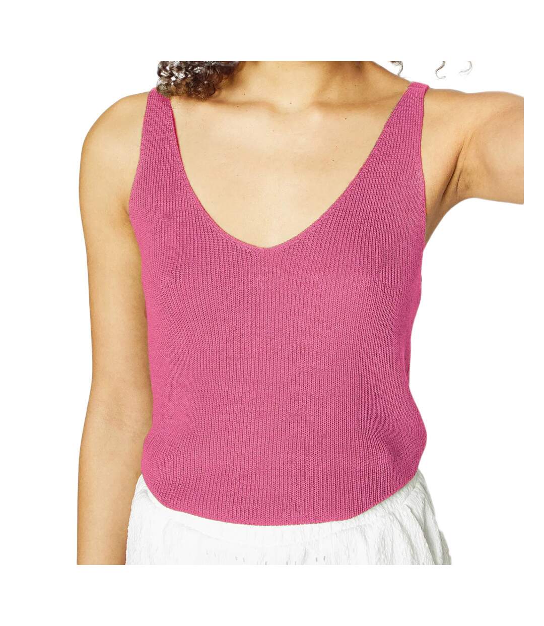 Débardeur Fuchsia Femme Vero Moda Shine