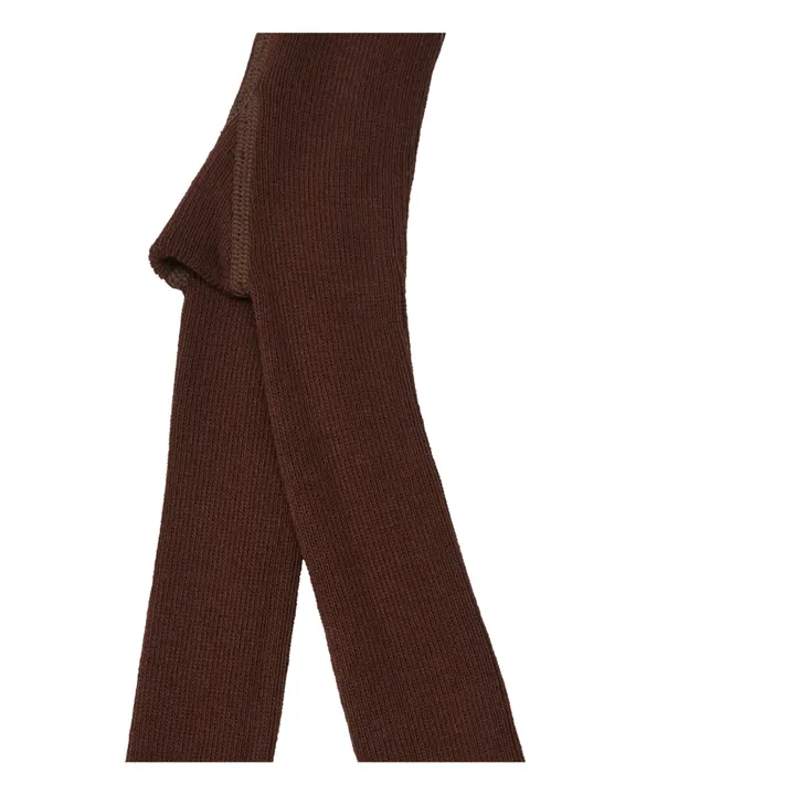 Silly Silas Collants à Bretelles Coton Bio | Marron
